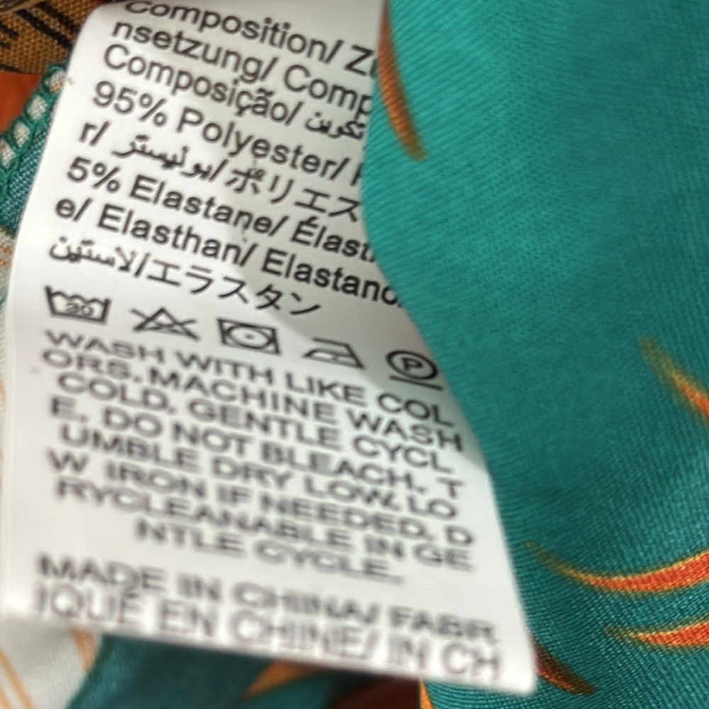 SHEIN Teal Floral Jumpsuit - Picture 5 of 5